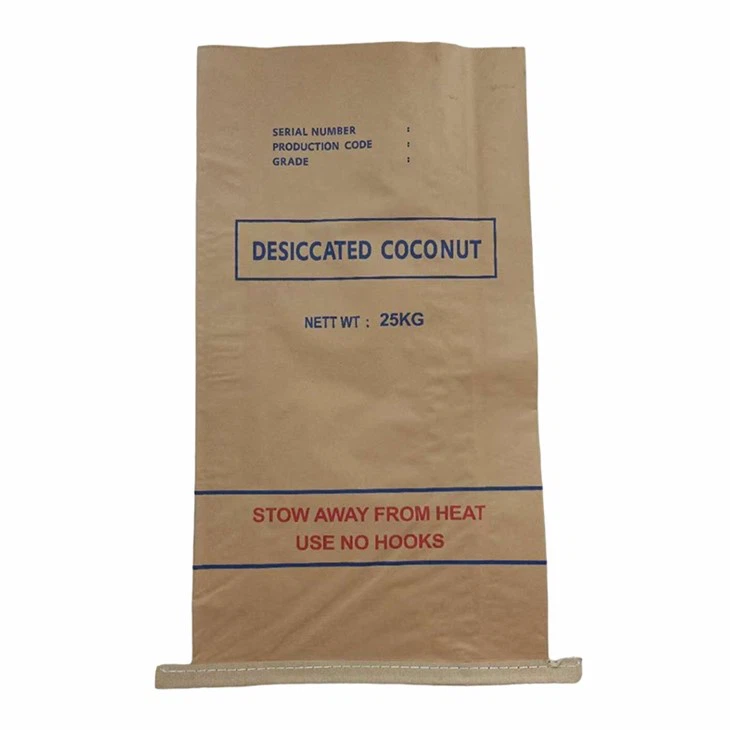 Multi-layer Kraft Paper Crepe Paper Sewn Bottom Bag